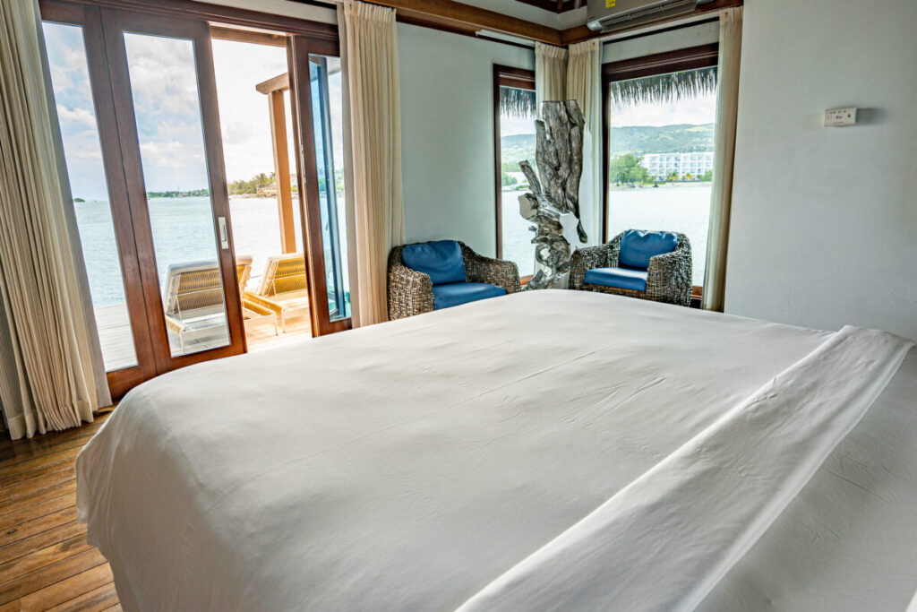 Sandals Royal Caribbean Bungalow bedroom with view